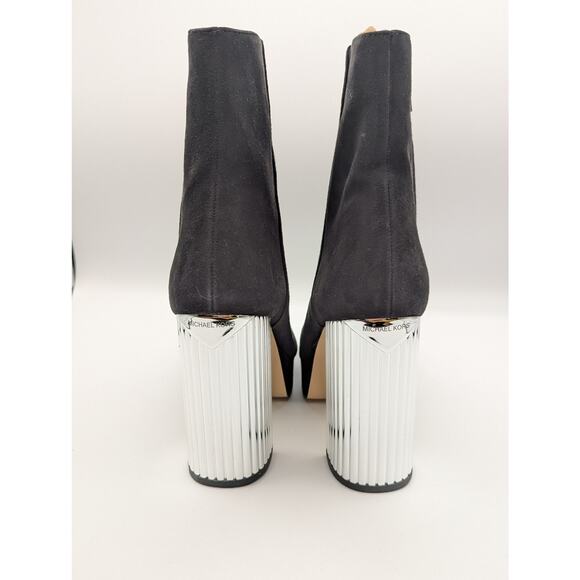 NIB Michael Kors Women's Porter Suede Platform Ankle Boot Size 8 - Picture 7 of 14